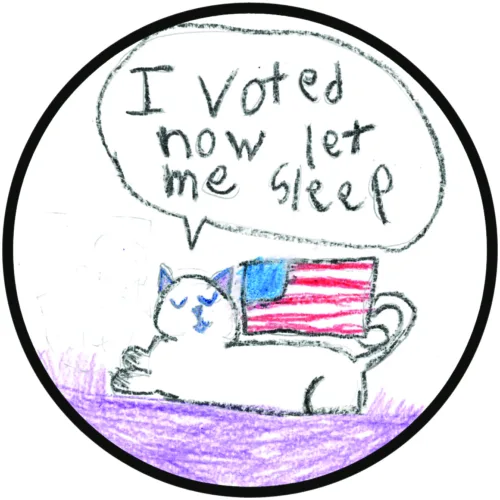 Winners of the 2026 ‘I Voted’ sticker design contest announced
